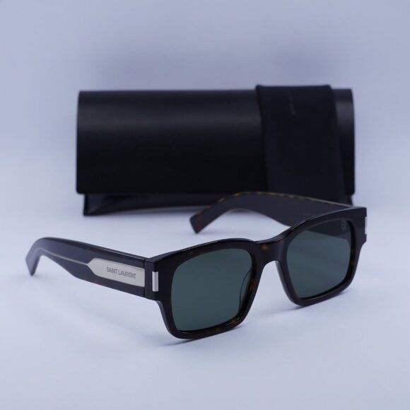Saint Laurent Paris 🕶️ New Saint Laurent SL617 002 Sunglasses - Dark Havana Size ONE SIZE - 10 Thumbnail