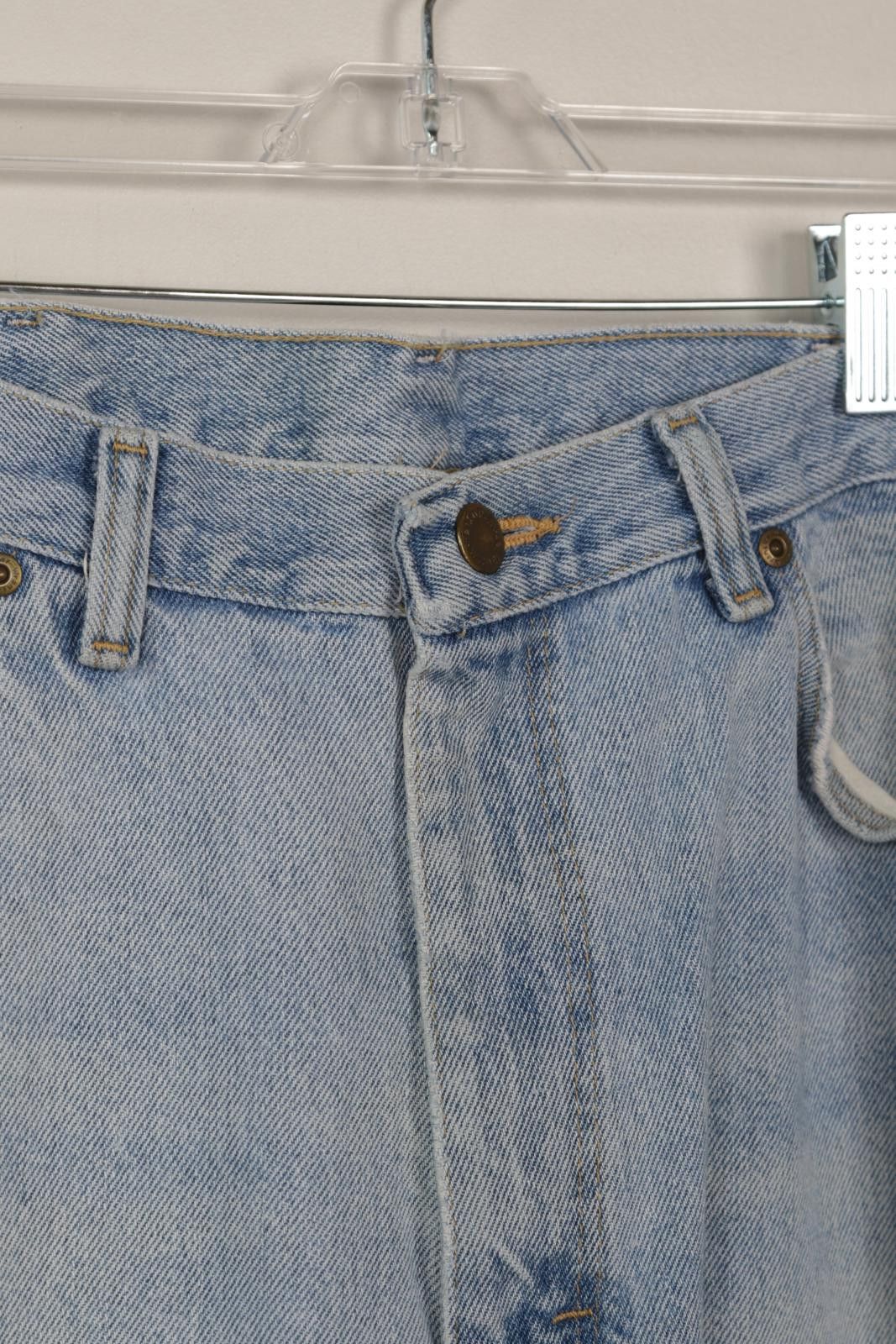 Wrangler 90's Wrangler Blues Light Wash Straight-Leg Jeans Size US 34 / EU 50 - 4 Thumbnail