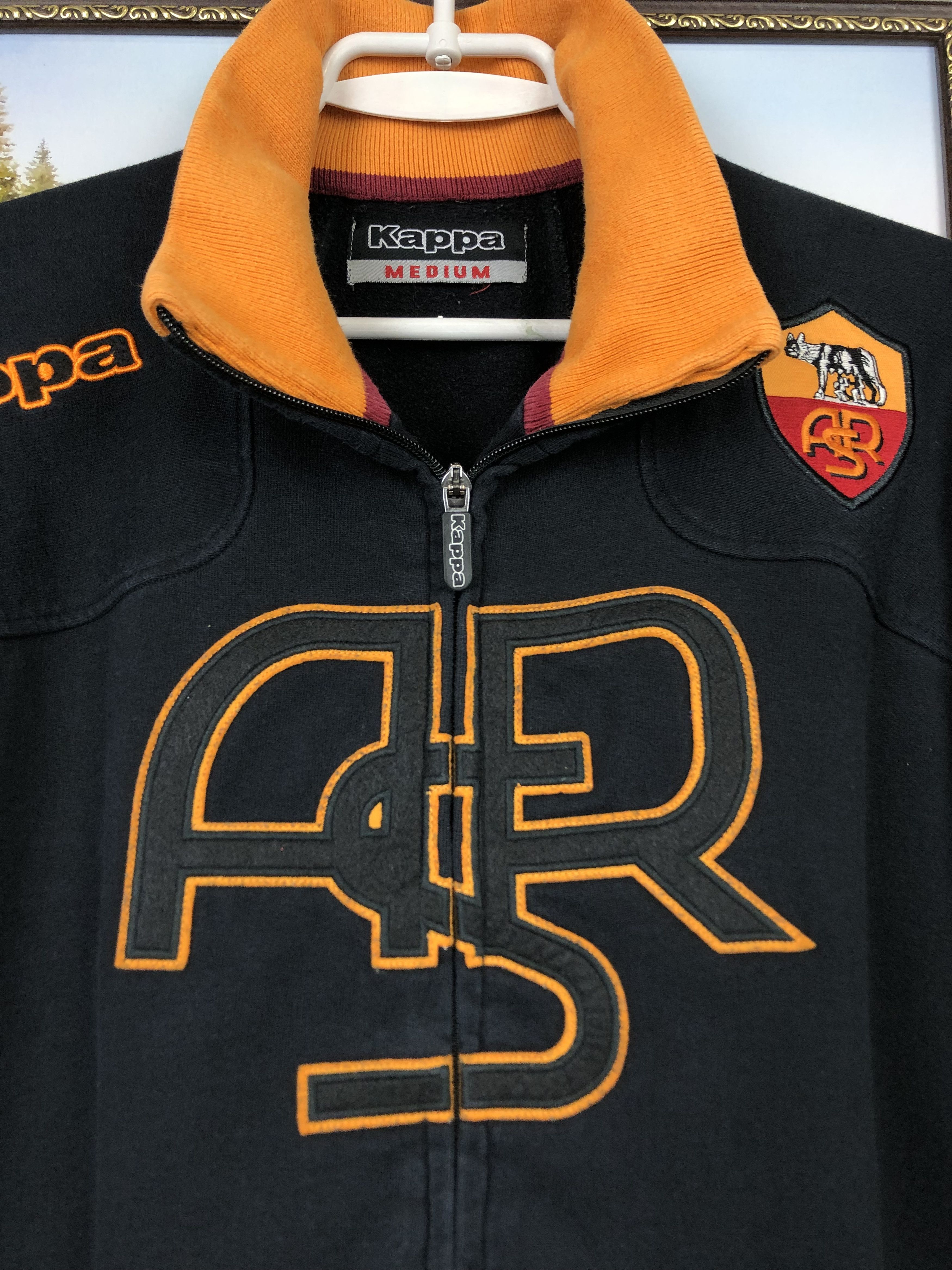 Kappa Vintage Kappa AC Roma Football Jacket Soccer Track Top Size US M / EU 48-50 / 2 - 3 Thumbnail
