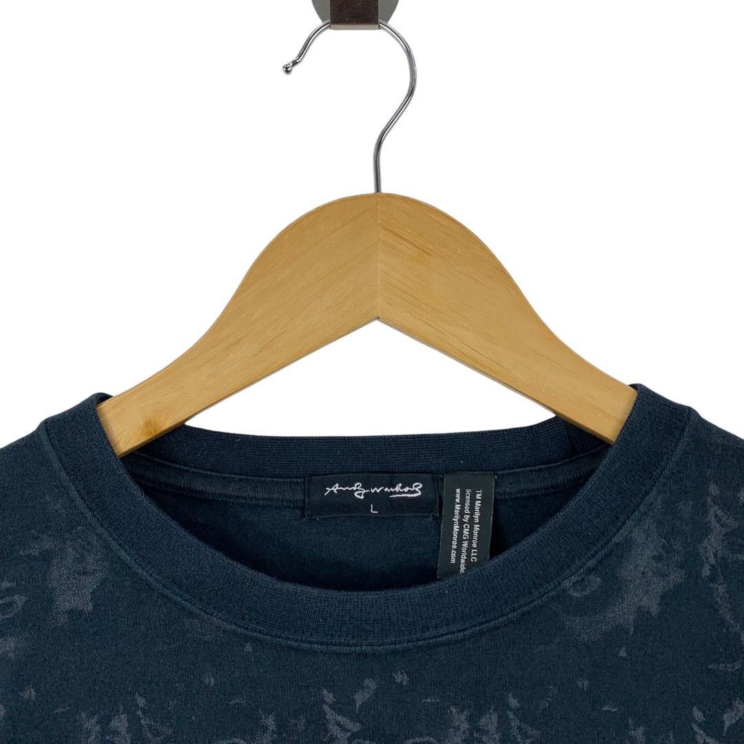 Andy Warhol × Vintage Vintage ANDY WARHOL x MARILYN MONROE Overprint printed tee Size US L / EU 52-54 / 3 - 5 Thumbnail