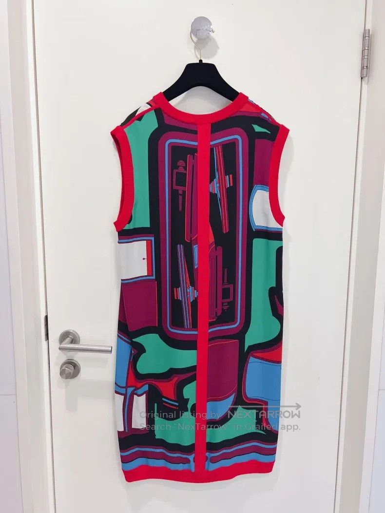 Hermes Hermes Classic Mixed Color Silk Dress Size XXS / US 00 / IT 34 - 2 Thumbnail