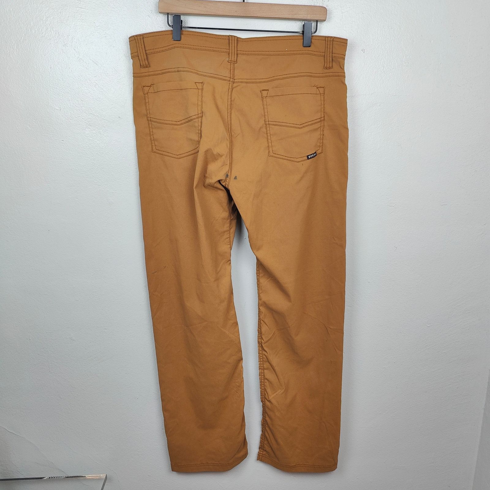 Prana Prana Brion Pants Mens 36x32 Sepia Brown Tan Outdoors Size US 36 / EU 52 - 9 Thumbnail