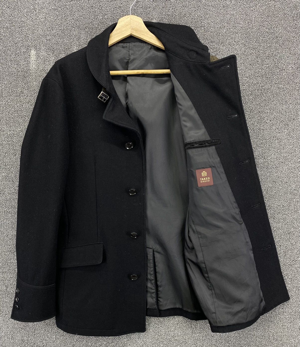 Takeo Kikuchi Vintage Takeo Kikuchi Wool Coat Jacket Size M / US 6-8 / IT 42-44 - 6 Thumbnail