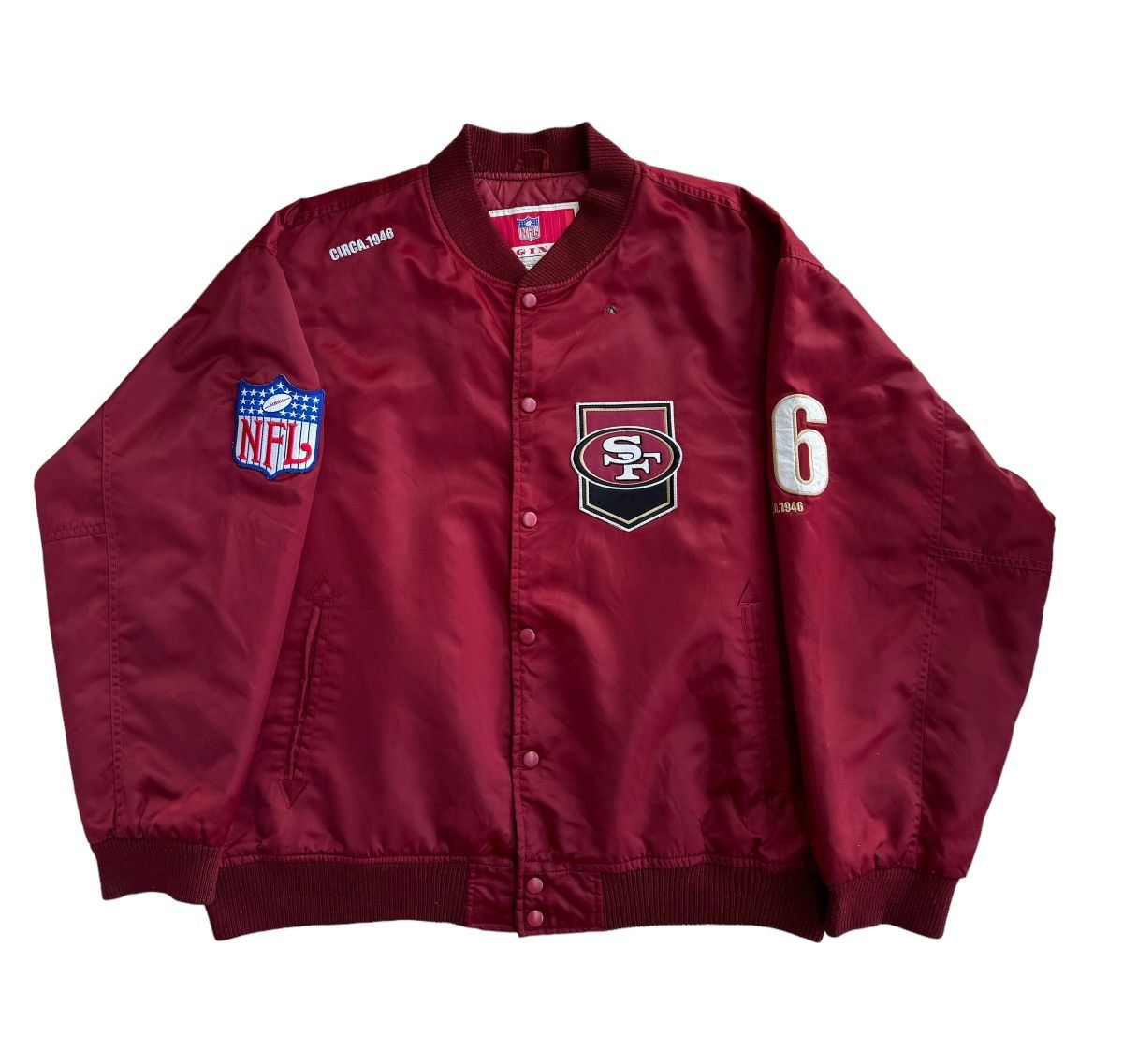 NFL VINTAGE NFL 49 ERS SAN FRANCISCO BOMBER JACKET Size US XL / EU 56 / 4 - 12 Thumbnail