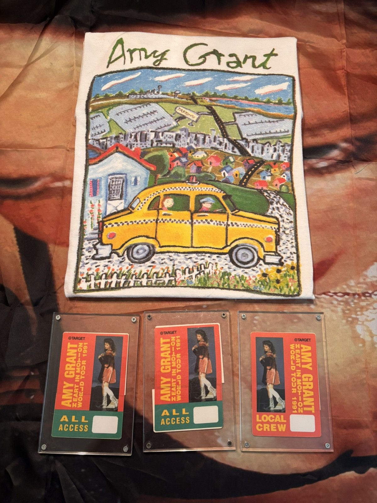 Band Tees × Vintage Vintage 90s Amy grant shirt w/3 passes Size US XL / EU 56 / 4 - 1 Thumbnail