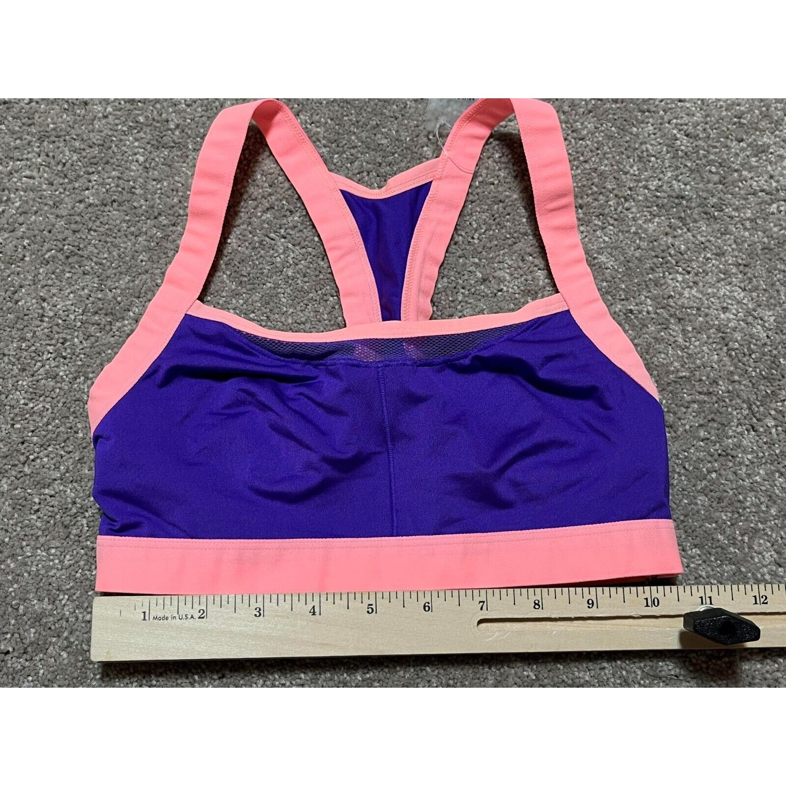 Other Josie By Natori Sports Bra 32B/C Racerback Unpadded Purple Size XXS / US 00 / IT 34 - 3 Thumbnail