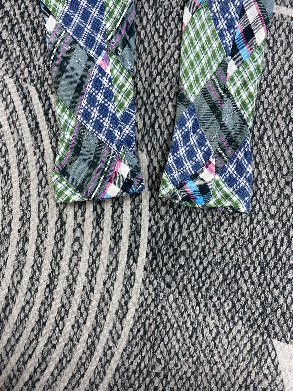 Neighborhood 2003 Neighborhood Multicolor Patchwork Checked Button Jacket Size US XXS / EU 40 - 7 Thumbnail