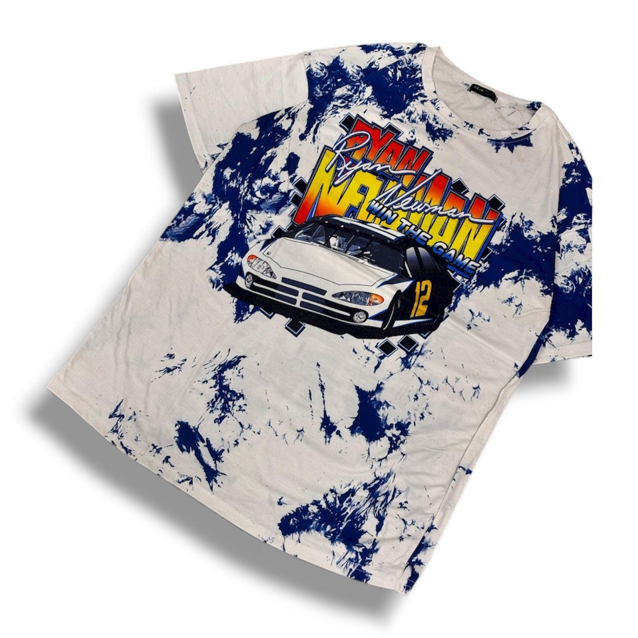 Shein Ryan Newman NASCAR Tie-Dye Vintage Tee Size US XL / EU 56 / 4 - 1 Thumbnail