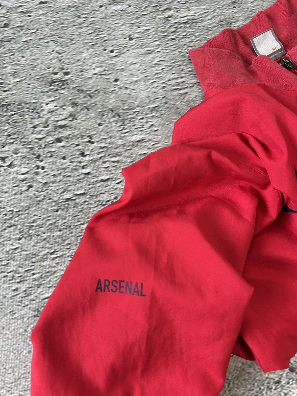 Nike × Vintage Nike Arsenal track jacket vintage red fly emirates Size US M / EU 48-50 / 2 - 4 Thumbnail