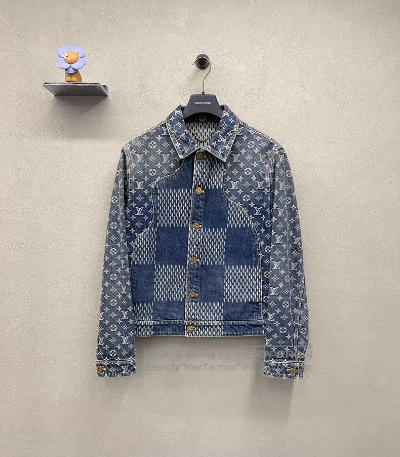 Louis Vuitton Louis Vuitton Blue Denim Jacket Size US S / EU 44-46 / 1 - 1 Thumbnail
