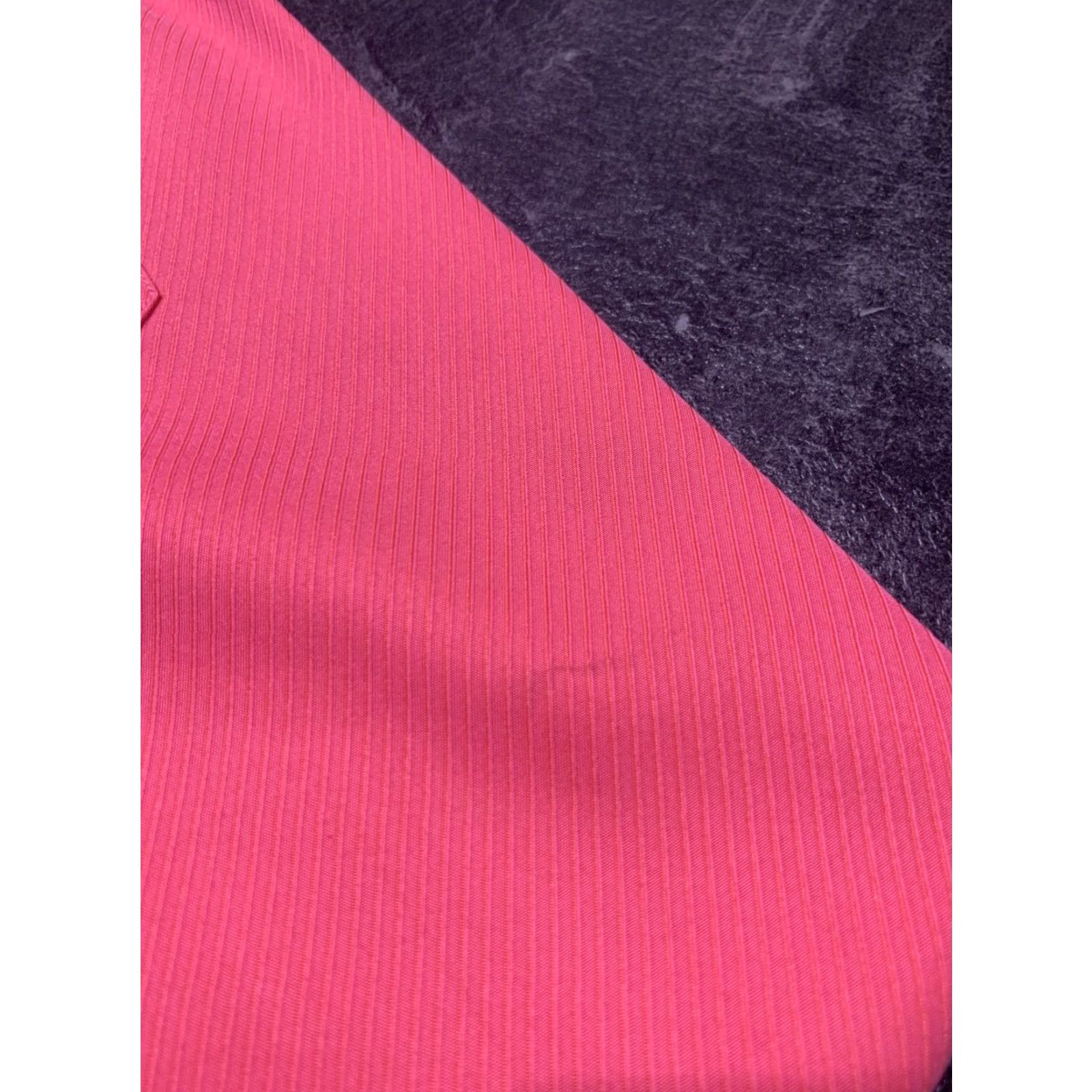 BUGATCHI VINTAGE Bugatchi Uomo Dress Shirt Long Sleeve Adult Large Pink Preowned Mens Size 42R - 3 Thumbnail