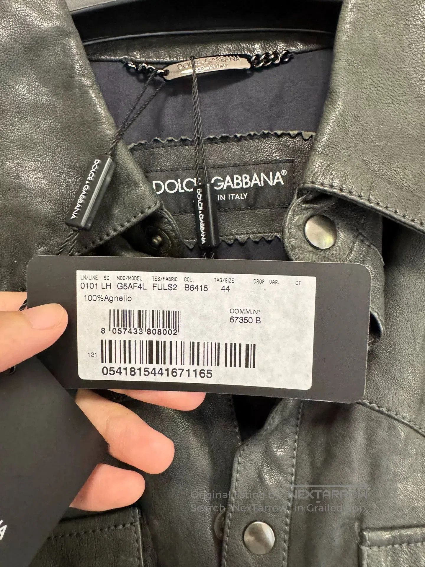 Dolce & Gabbana Dolce&Gabbana Leather Shirt. Size US S / EU 44-46 / 1 - 4 Thumbnail