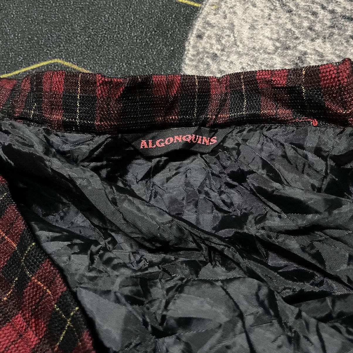 Japanese Brand × Seditionaries 🔥FYEEEE🔥🔥- Y2k ALGONQUINS Red Tartan Laces Up StreetPunk Size 29" - 4 Thumbnail