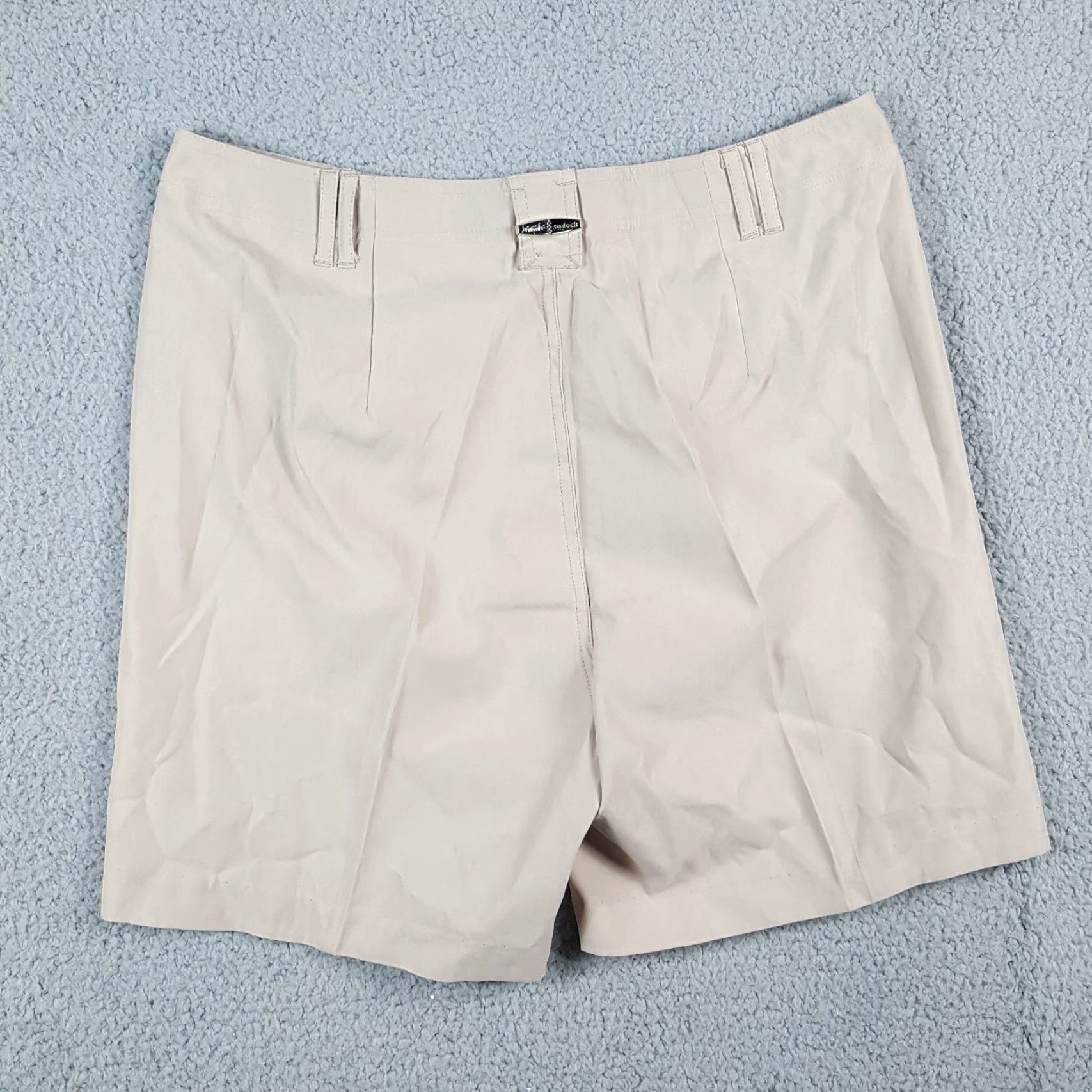 Vintage VINTAGE Jamie Sadock Chino Shorts Womens 16 Beige Lightweight Athletic High Waist Relaxed 90s Bohemian Retro Preppy Casual Fashion Summer Womens Size 38" / US 16 / IT 52 - 5 Thumbnail