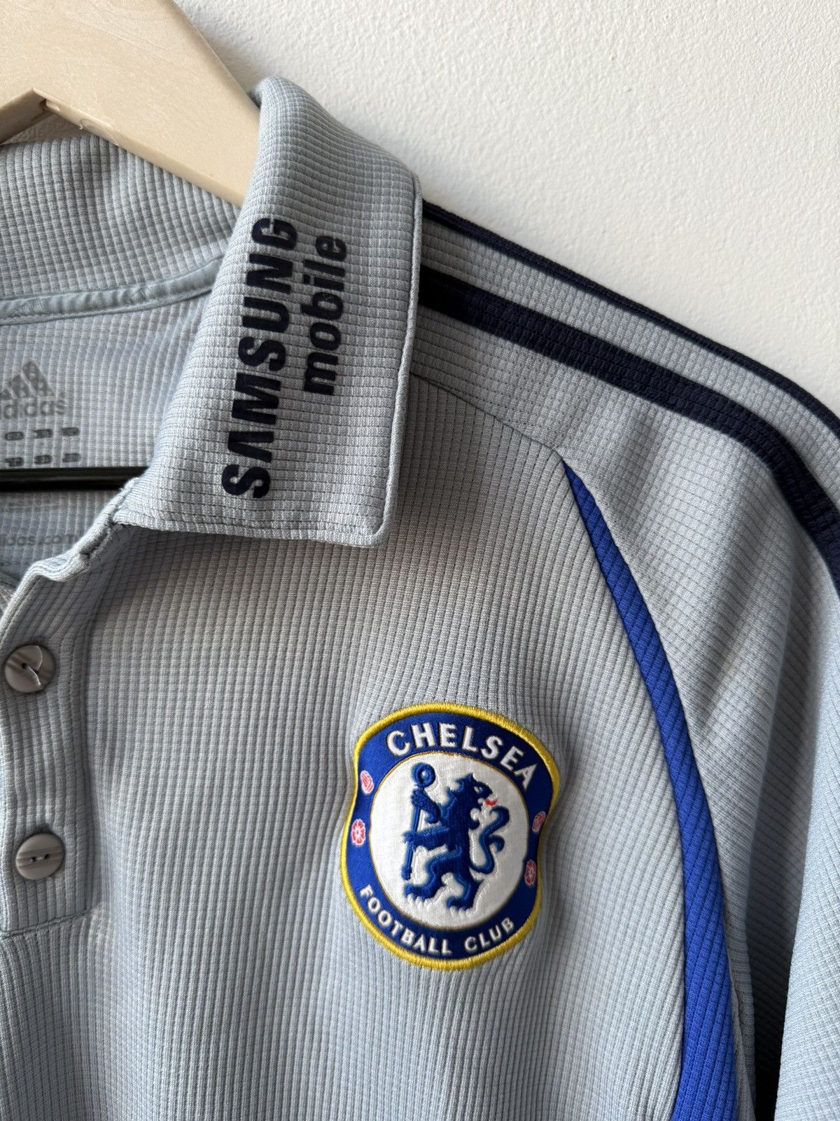 Adidas Adidas Chelsea Vintage 2006/2007 Polo Shirt Jersey Size US L / EU 52-54 / 3 - 7 Thumbnail