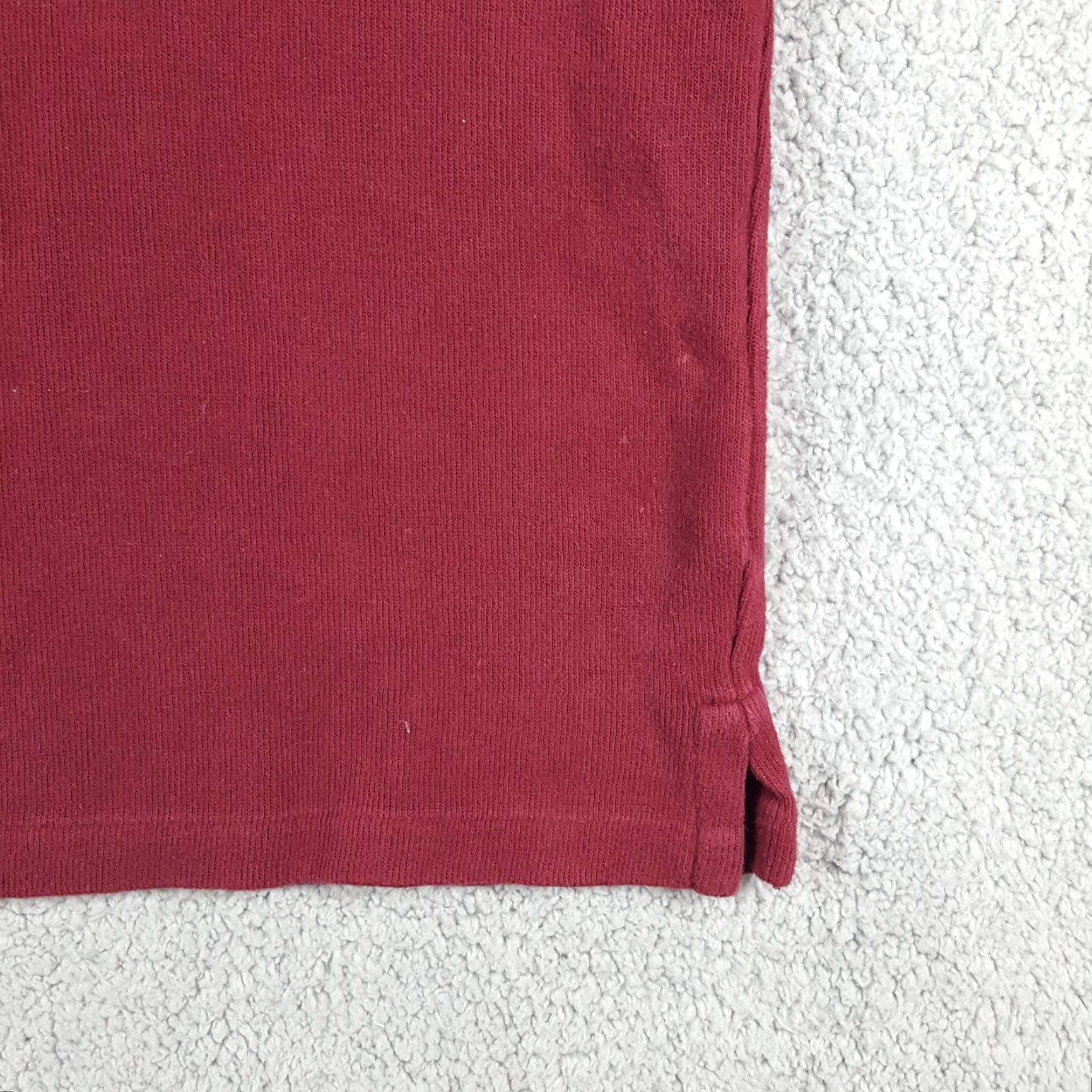 Ralph Lauren Vintage Ralph Lauren Polo Men's Large Knit Sweater 1/4 Zip Pullover Fall Winter Preppy Red Size US L / EU 52-54 / 3 - 6 Thumbnail