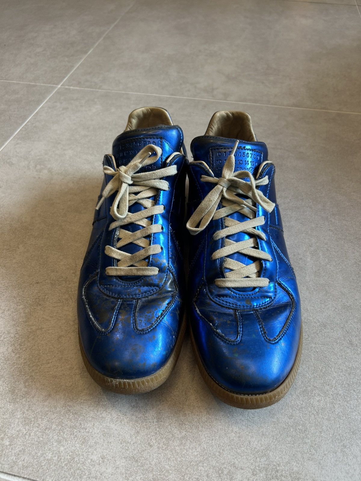 Maison Margiela RARE Margiela GAT Holographic Blue Size US 12 / EU 45 - 5 Thumbnail