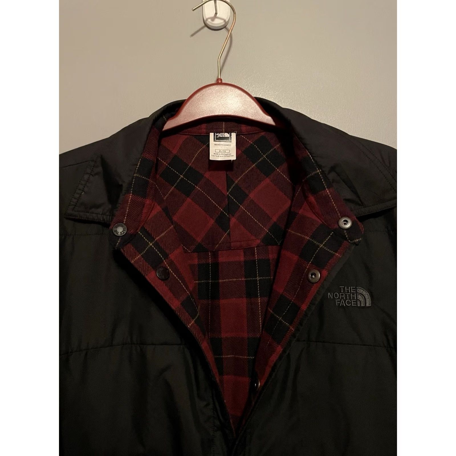 The North Face The North Face Black Windbreaker Button Up Jacket Plaid Lined Mens XL Softshell Size US XL / EU 56 / 4 - 6 Thumbnail