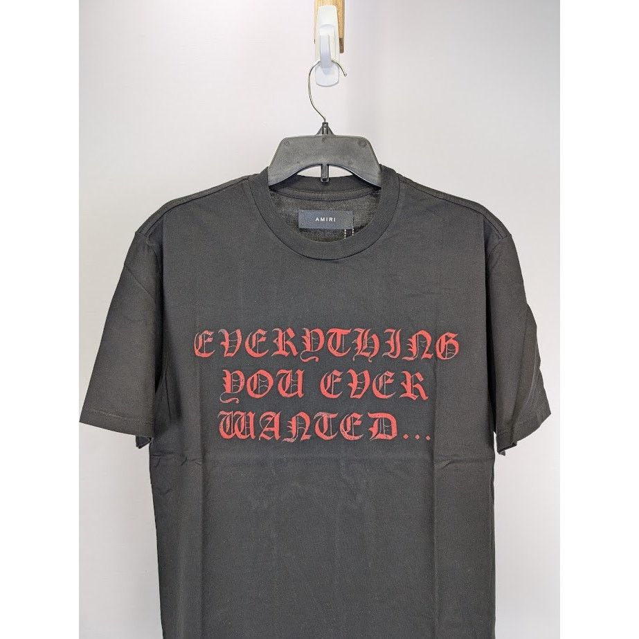 Amiri o1rshd1 Everything T-Shirt in Black / Red Size US S / EU 44-46 / 1 - 7 Thumbnail