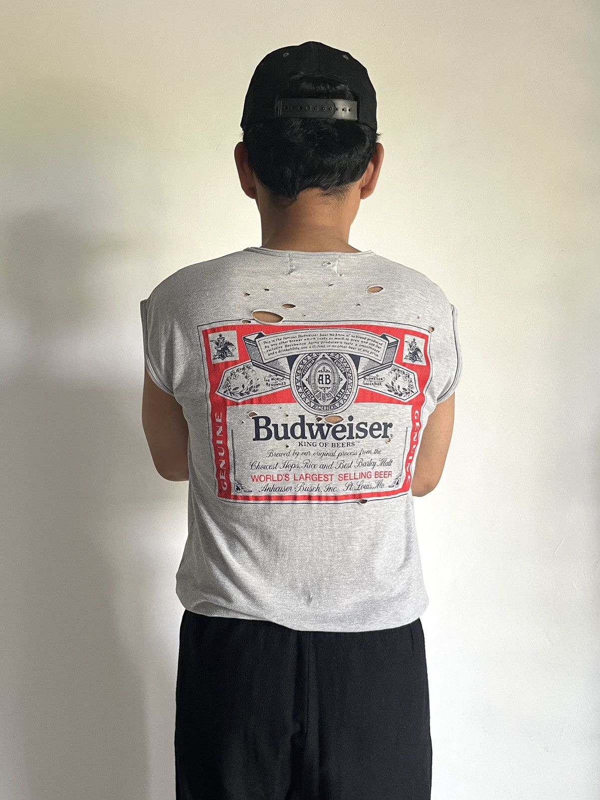 4GSELLER × Budweiser Vintage Thrashed Budweiser Tank Top Size US S / EU 44-46 / 1 - 3 Thumbnail