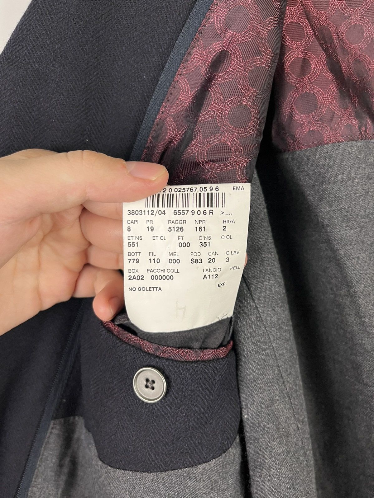 Corneliani Corneliani Luxury Wool & Cashmere Blazer Jacket Madein Italy Size 42R - 9 Thumbnail