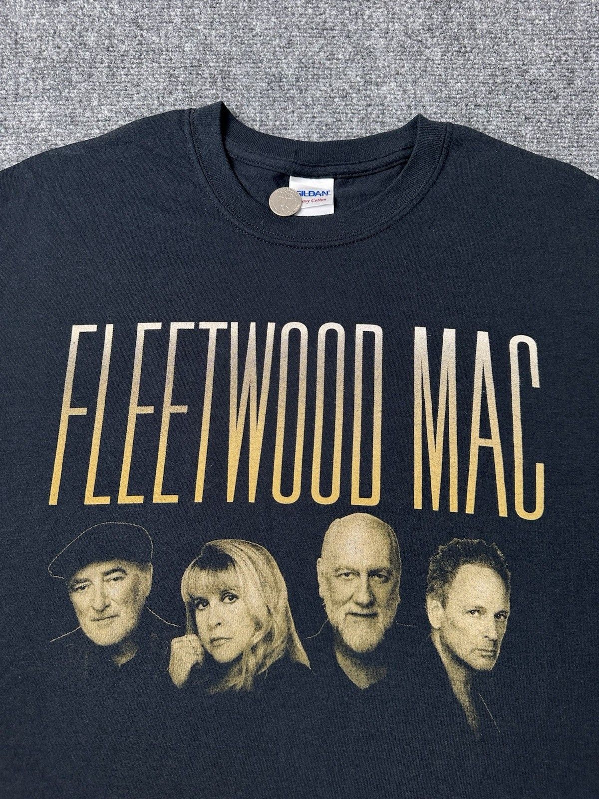 Band Tees Mens Music Fleetwood Mac Black Live 2013 Tour, Size US L Size US L / EU 52-54 / 3 - 3 Thumbnail