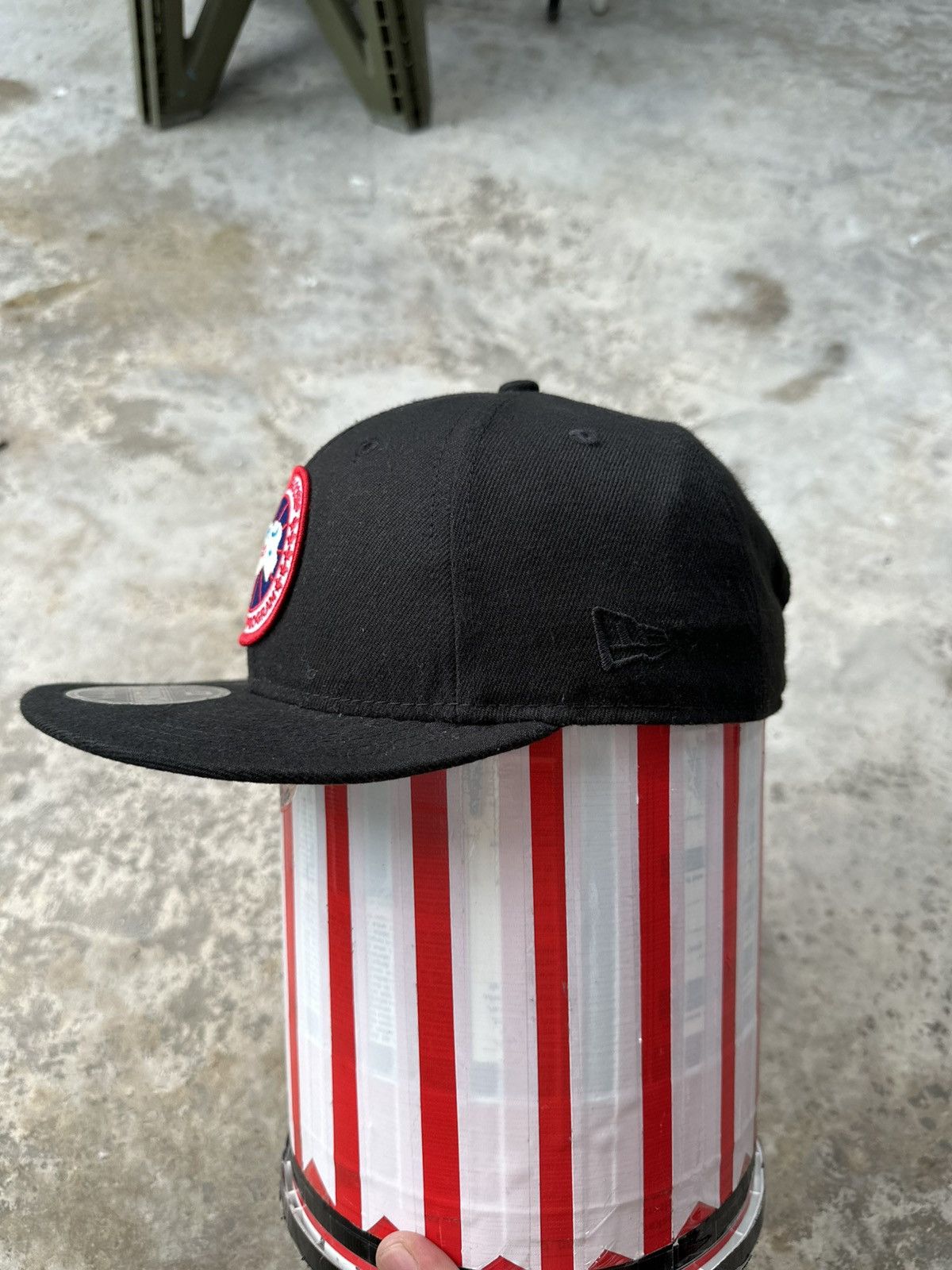 Canada Goose × New Era Canada Goose New Era Arctic Logo Classic Black Snapback Cap Size ONE SIZE - 4 Thumbnail