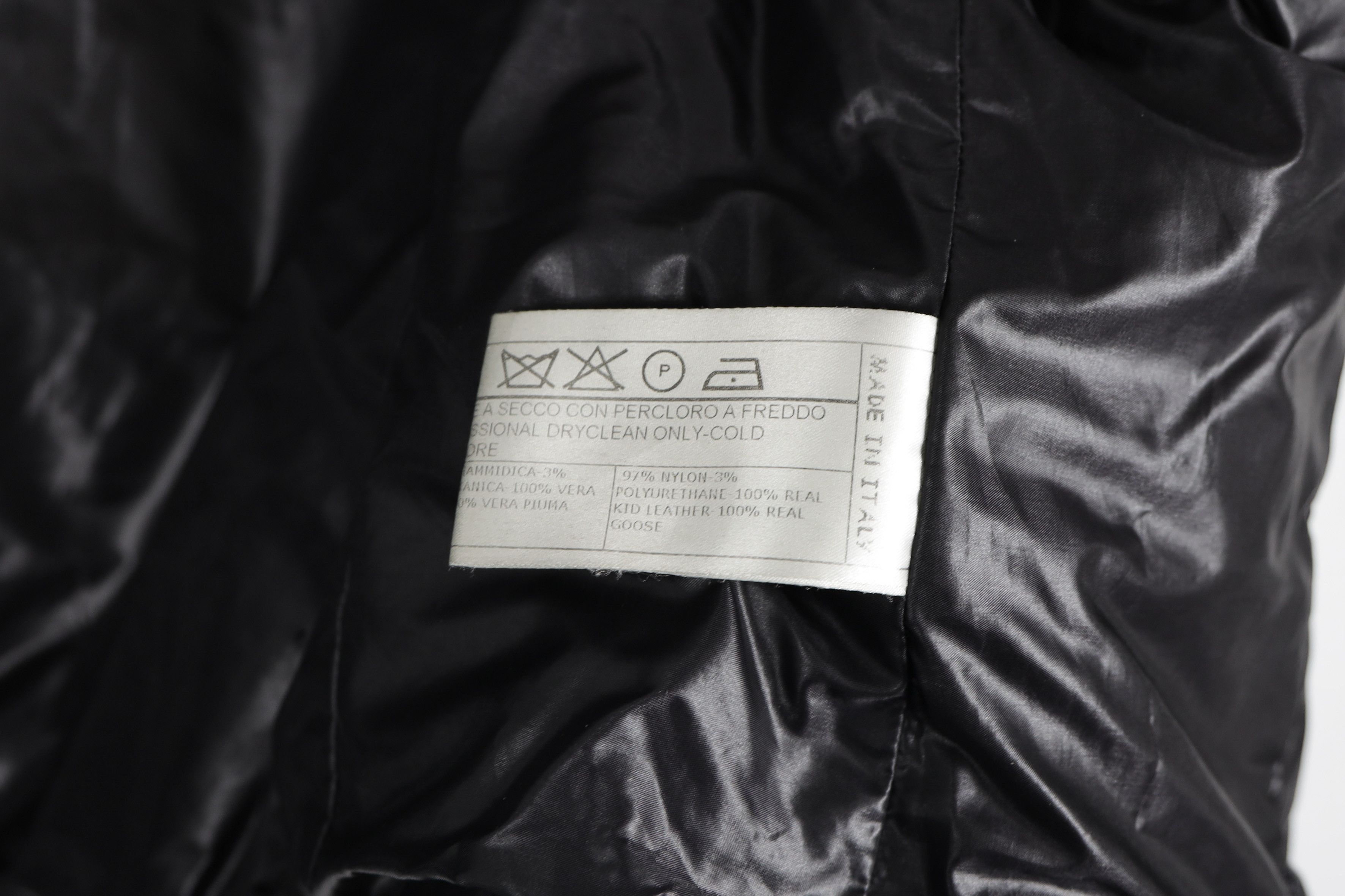 Ermanno Scervino Ermanno Scervino Nylon Leather Collar Design Biker Jacket Size M / US 6-8 / IT 42-44 - 9 Thumbnail