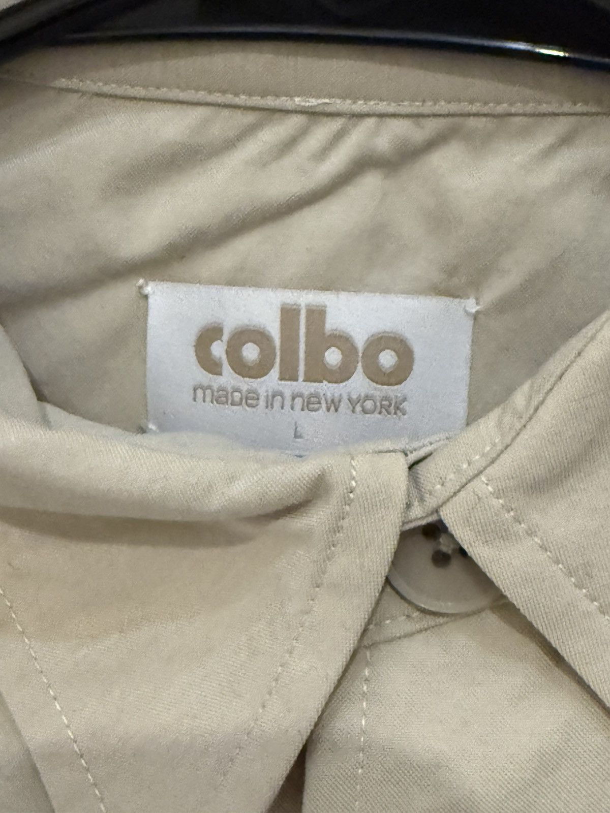 Colbo Colbo Over Shirt - Silver Cream Size US L / EU 52-54 / 3 - 2 Thumbnail