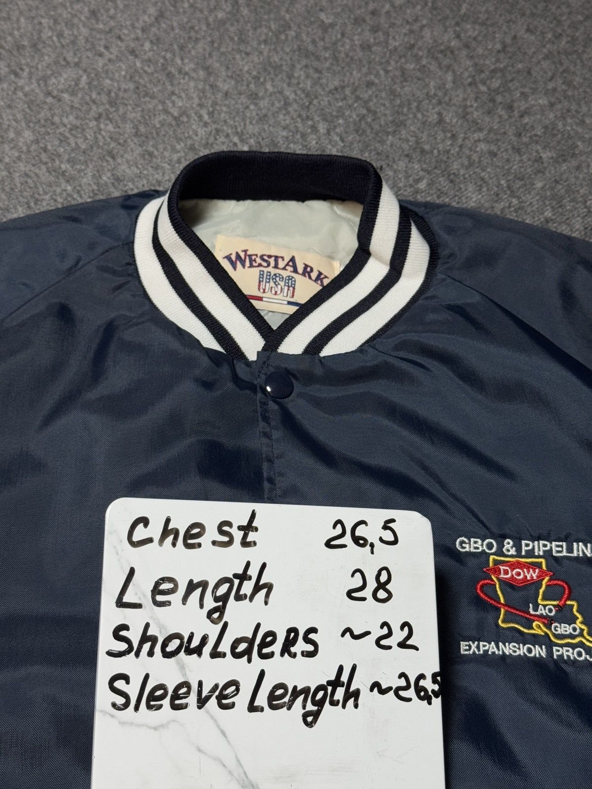 Vintage Vintage Baseball Bomber Jacket 90s made in USA workers quilt Size US L / EU 52-54 / 3 - 8 Thumbnail