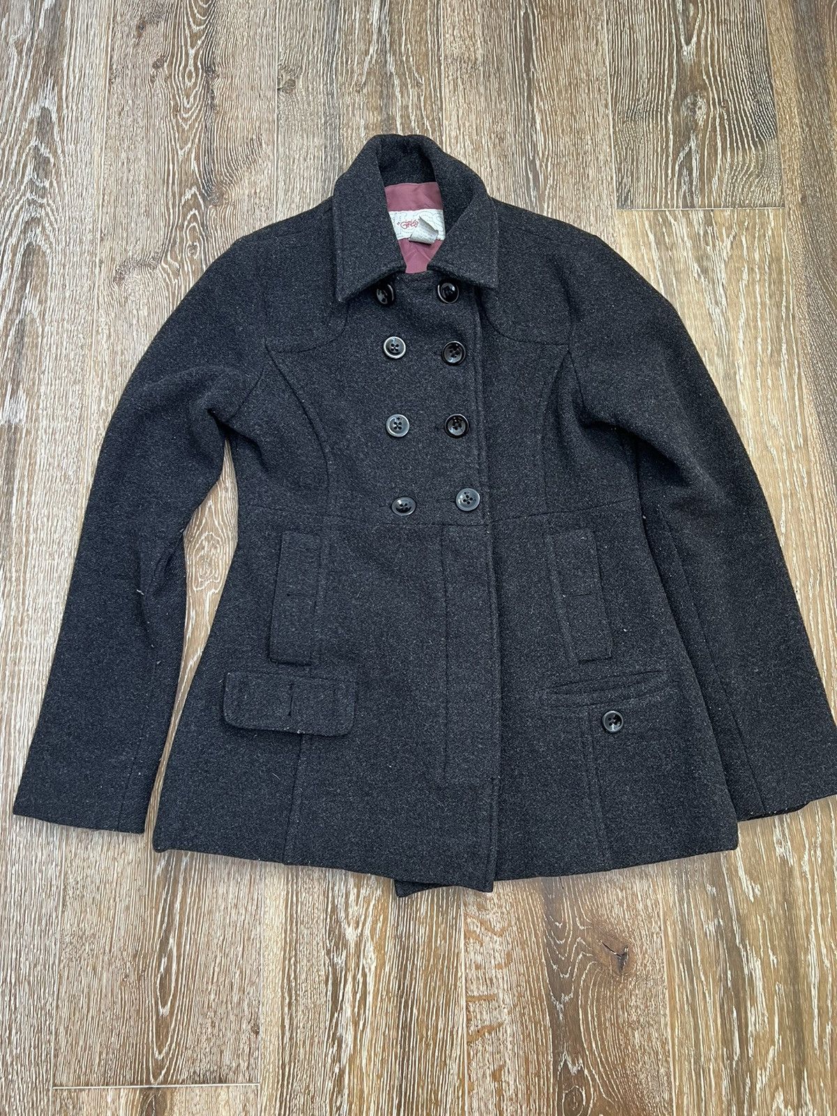 Stussy Vintage stussy girls wool coat jacket Size M / US 6-8 / IT 42-44 - 1 Thumbnail