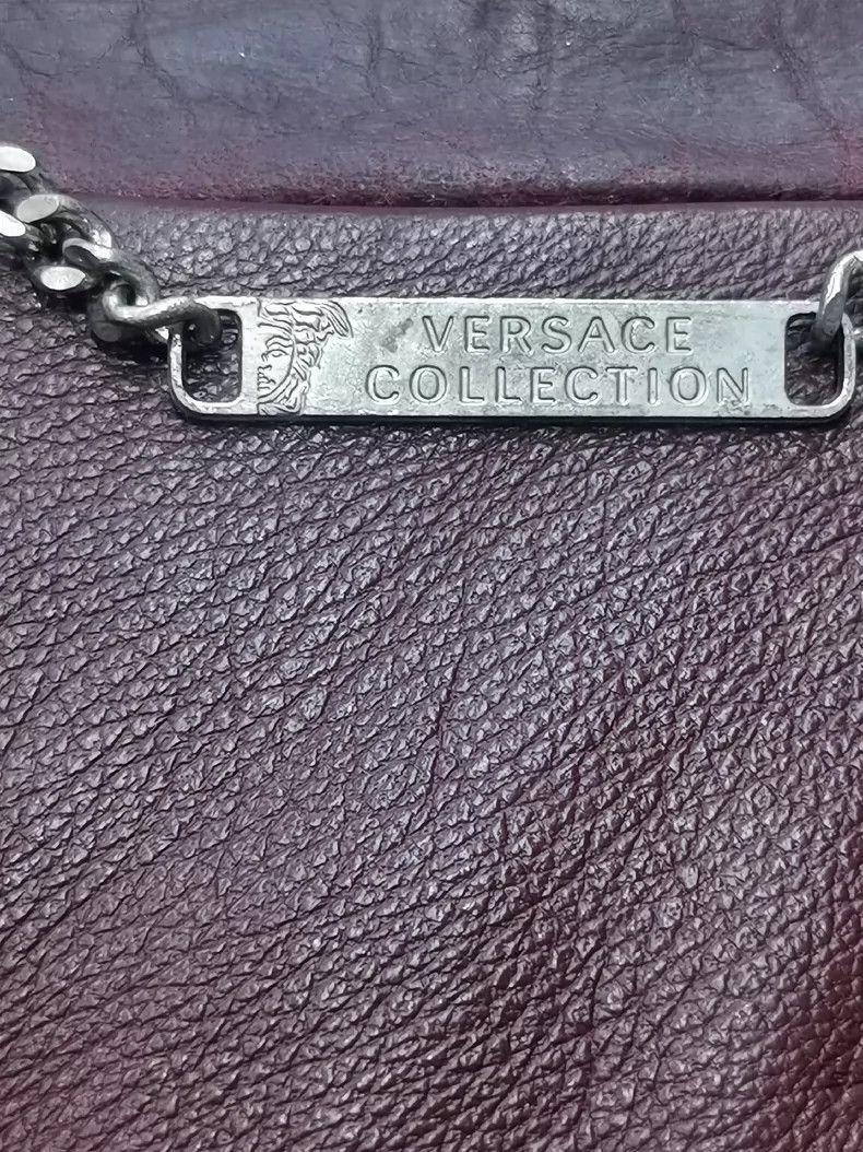 Versace Versace The burgundy small upper sheepskin is hand-polishe Size US M / EU 48-50 / 2 - 8 Thumbnail