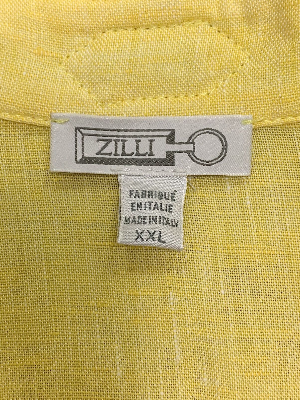 Zilli ZILLI ZIPPED - LINEN LONGSLEEVE SHIRT JACKET Size US XXL / EU 58 / 5 - 2 Thumbnail