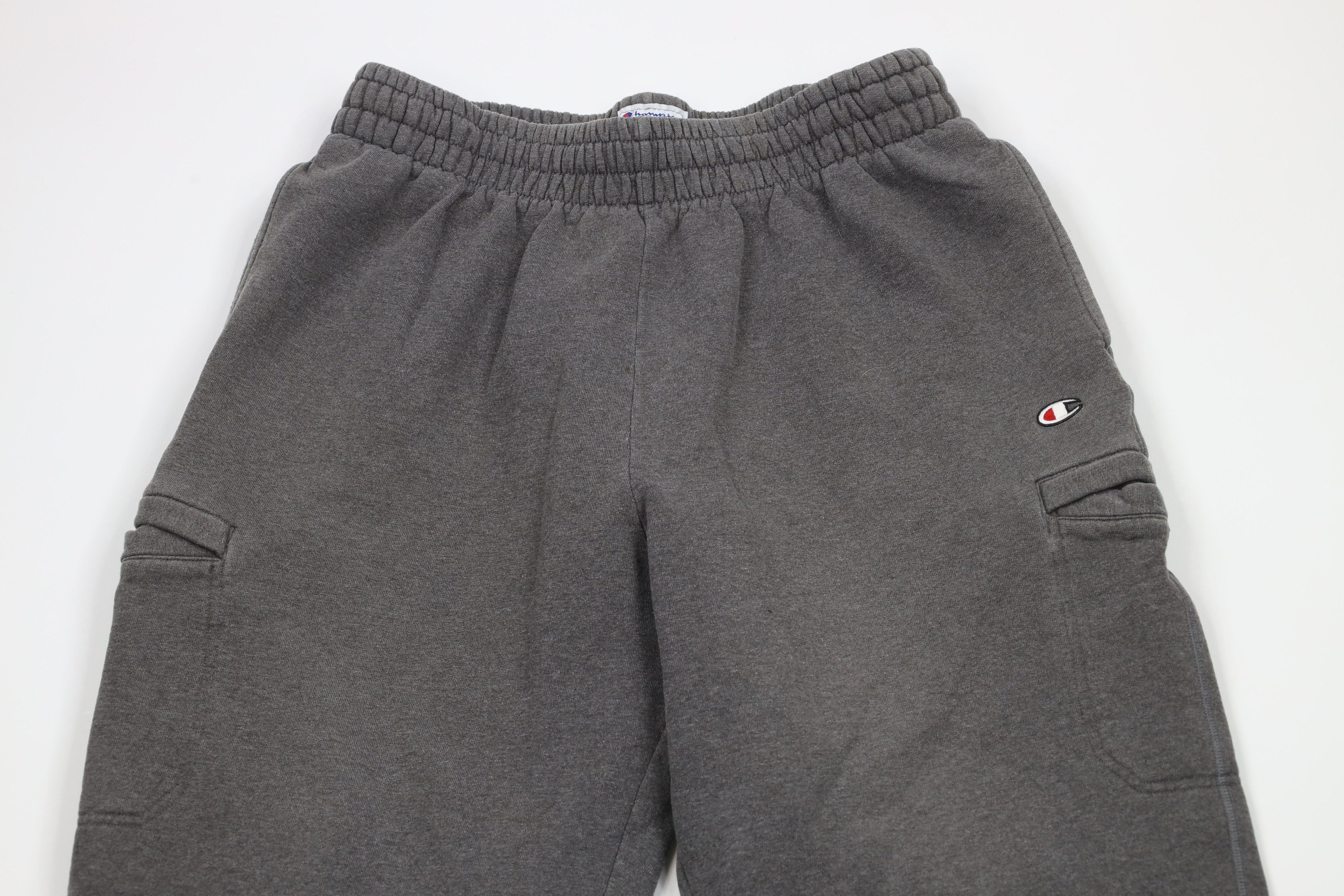 Champion × Vintage Vintage Champion Heavyweight Wide Leg Sweatpants Pants Gray Size US 38 / EU 54 - 2 Thumbnail