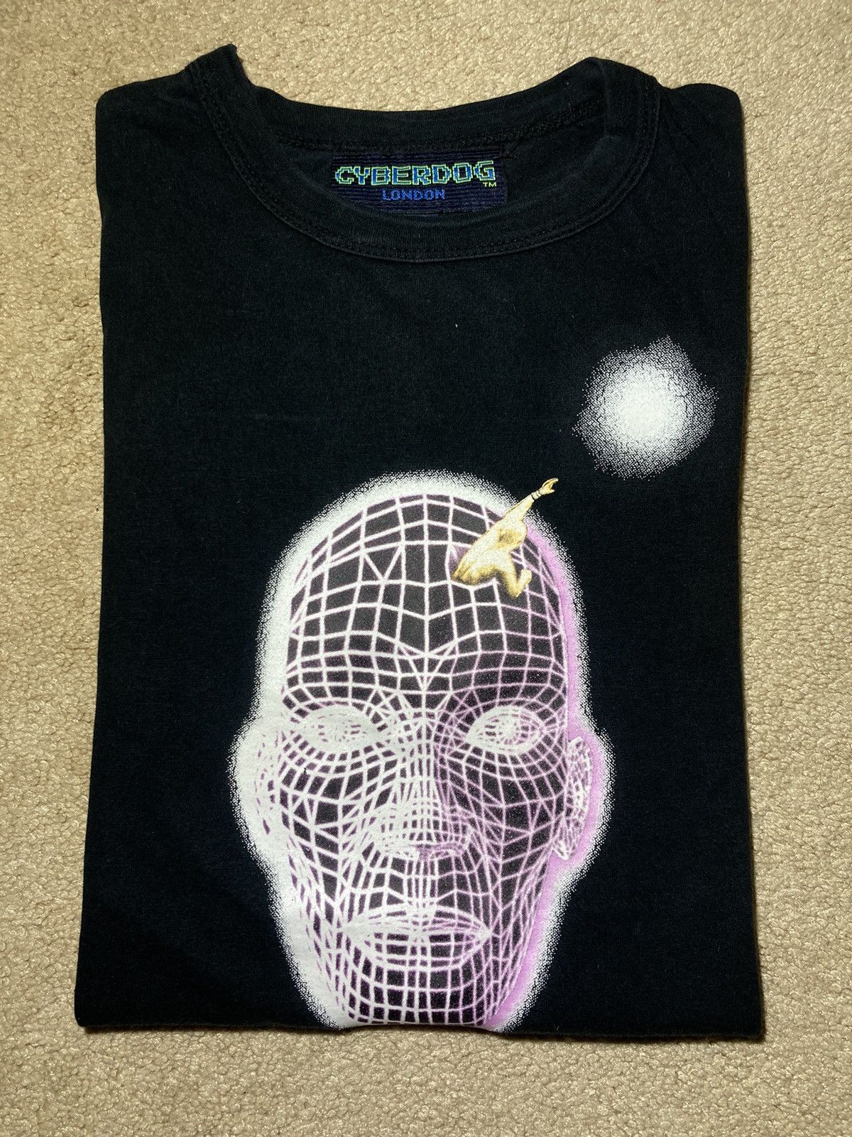 Beauty Beast × Japanese Brand × Vintage 90s Cyberdog London Face 