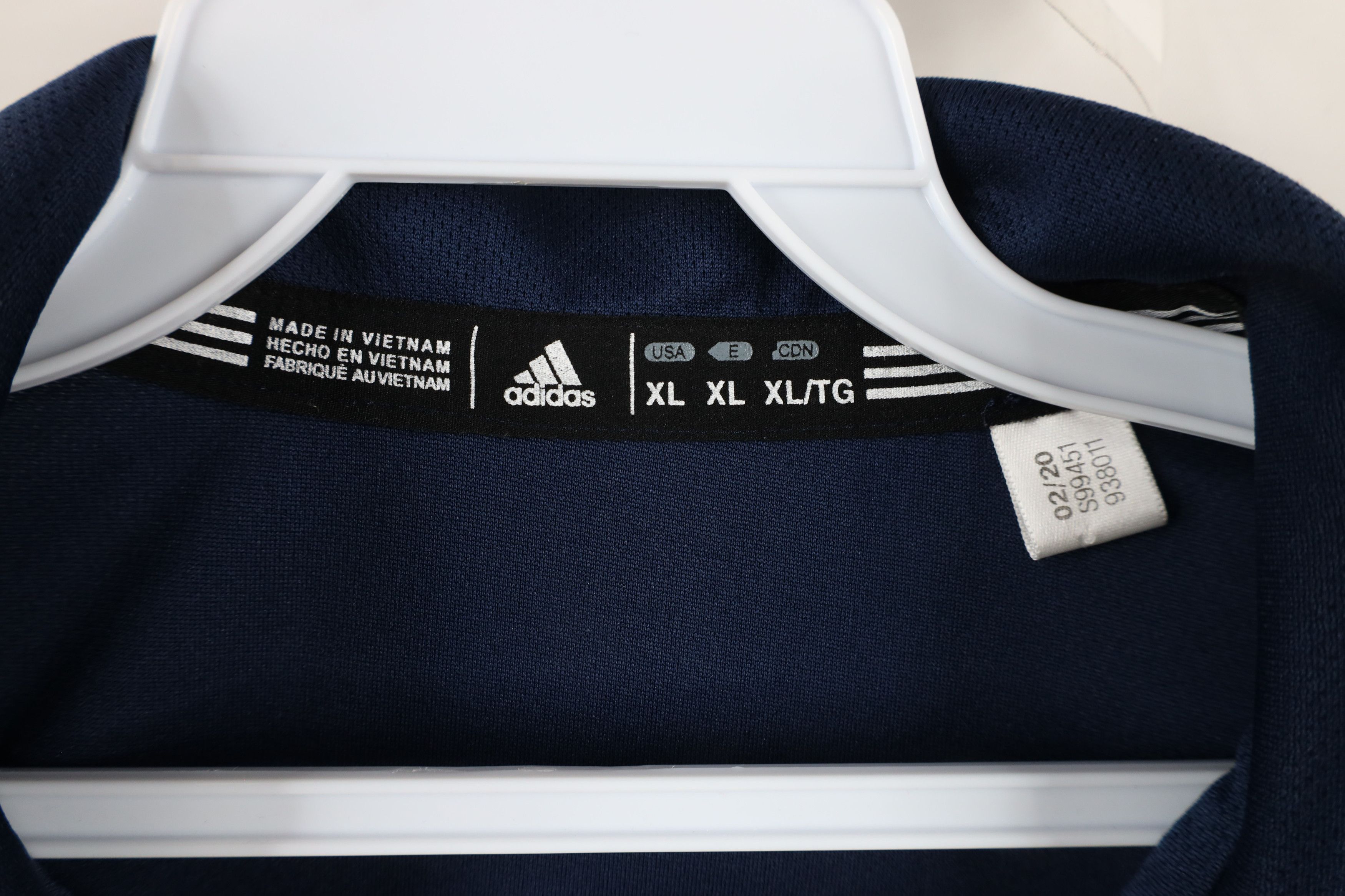 Adidas × Vintage Adidas University of Akron Baseball Collared Polo Shirt Blue Size US XL / EU 56 / 4 - 6 Thumbnail
