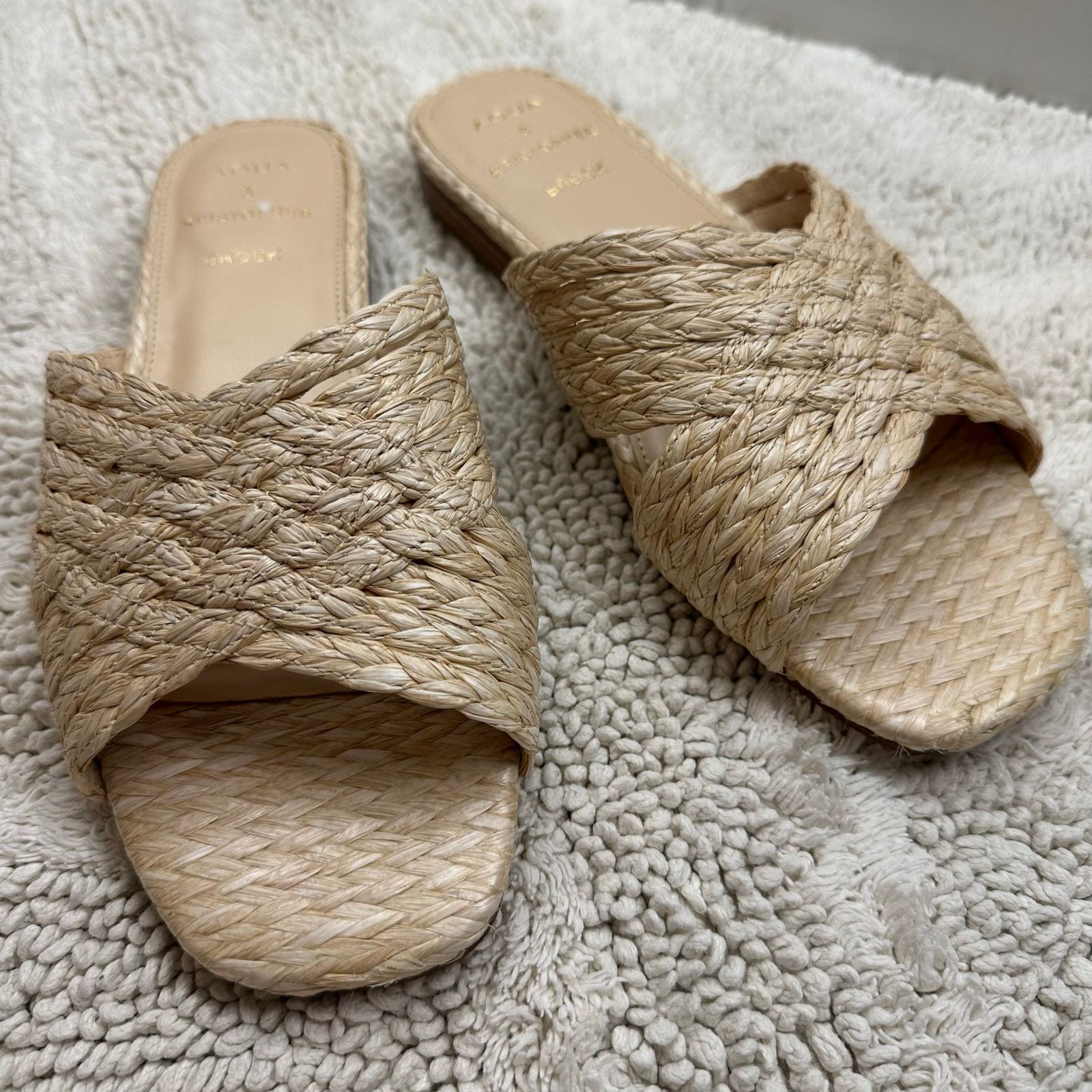 Other AQUA Kristopher Brock Crossover Espadrille Sandals 7.5M Size US 7.5 / IT 37.5 - 11 Thumbnail