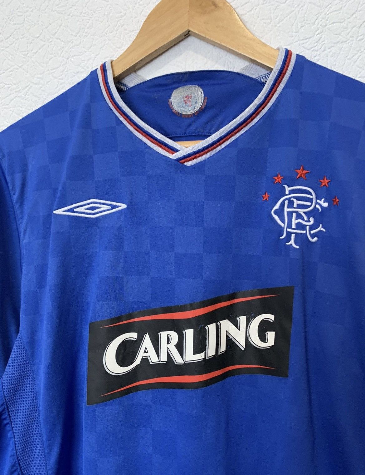 Umbro × Vintage RANGERS GLASGOW UMBRO 2009/2010 HOME KIT SOCCER JERSEY Size US L / EU 52-54 / 3 - 2 Thumbnail