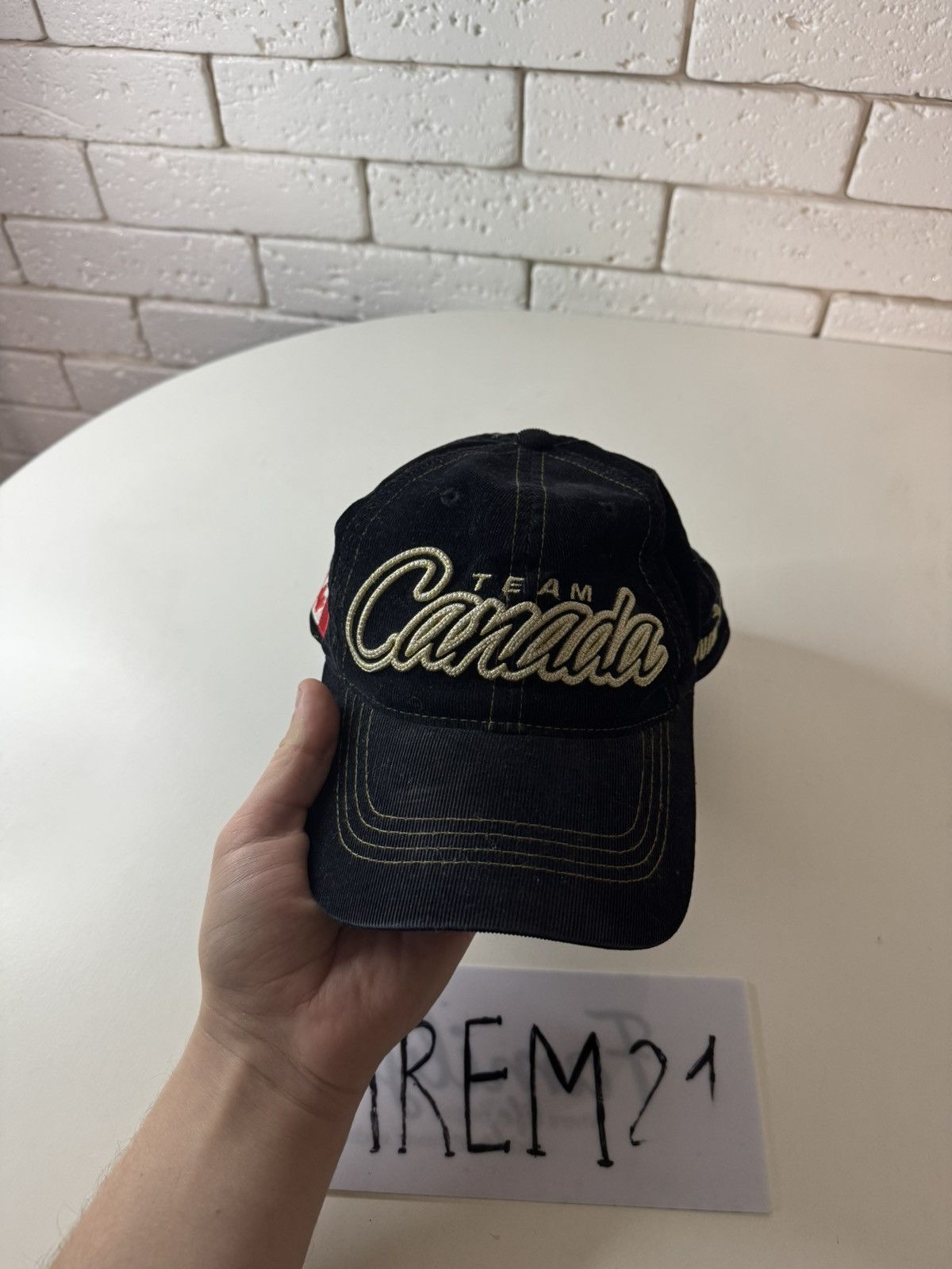 Puma Canada Puma vintage cap hat Size ONE SIZE - 2 Thumbnail