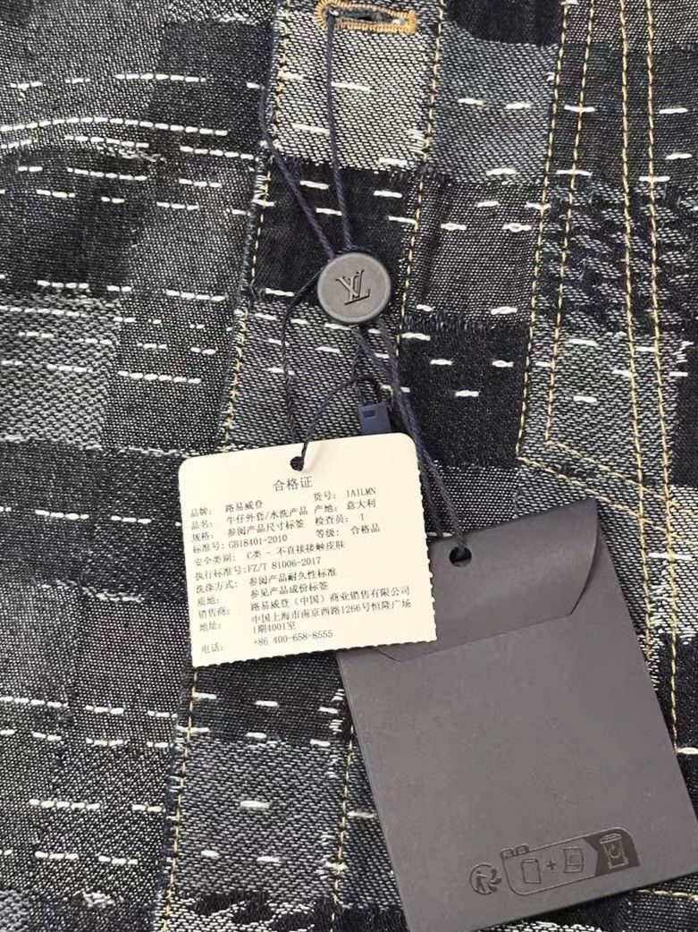 Louis Vuitton × Nigo Louis Vuitton x Nigo 50 Damier Denim Workwear Jacket Size US M / EU 48-50 / 2 - 3 Thumbnail