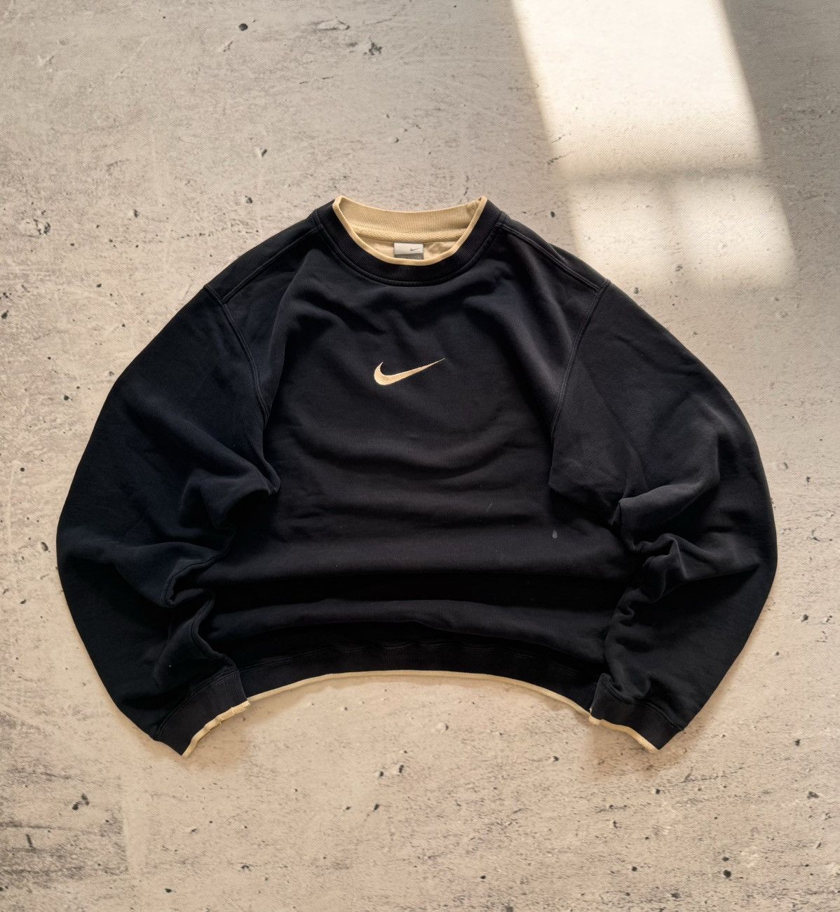 Nike × Vintage NIKE VINTAGE CENTER LOGO OVERSIZE BOXY SWEATSHIRT Size US M / EU 48-50 / 2 - 1 Thumbnail