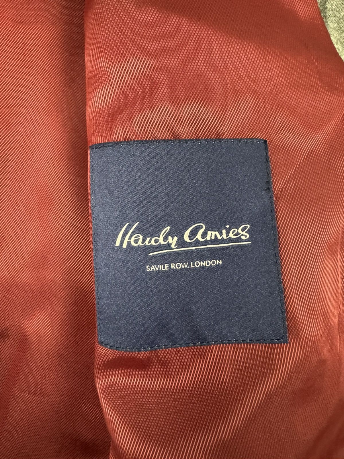 Hardy Amies Elegant Waistcoat - Savile Row London 30% wool 30% rayon Size 42R - 13 Thumbnail