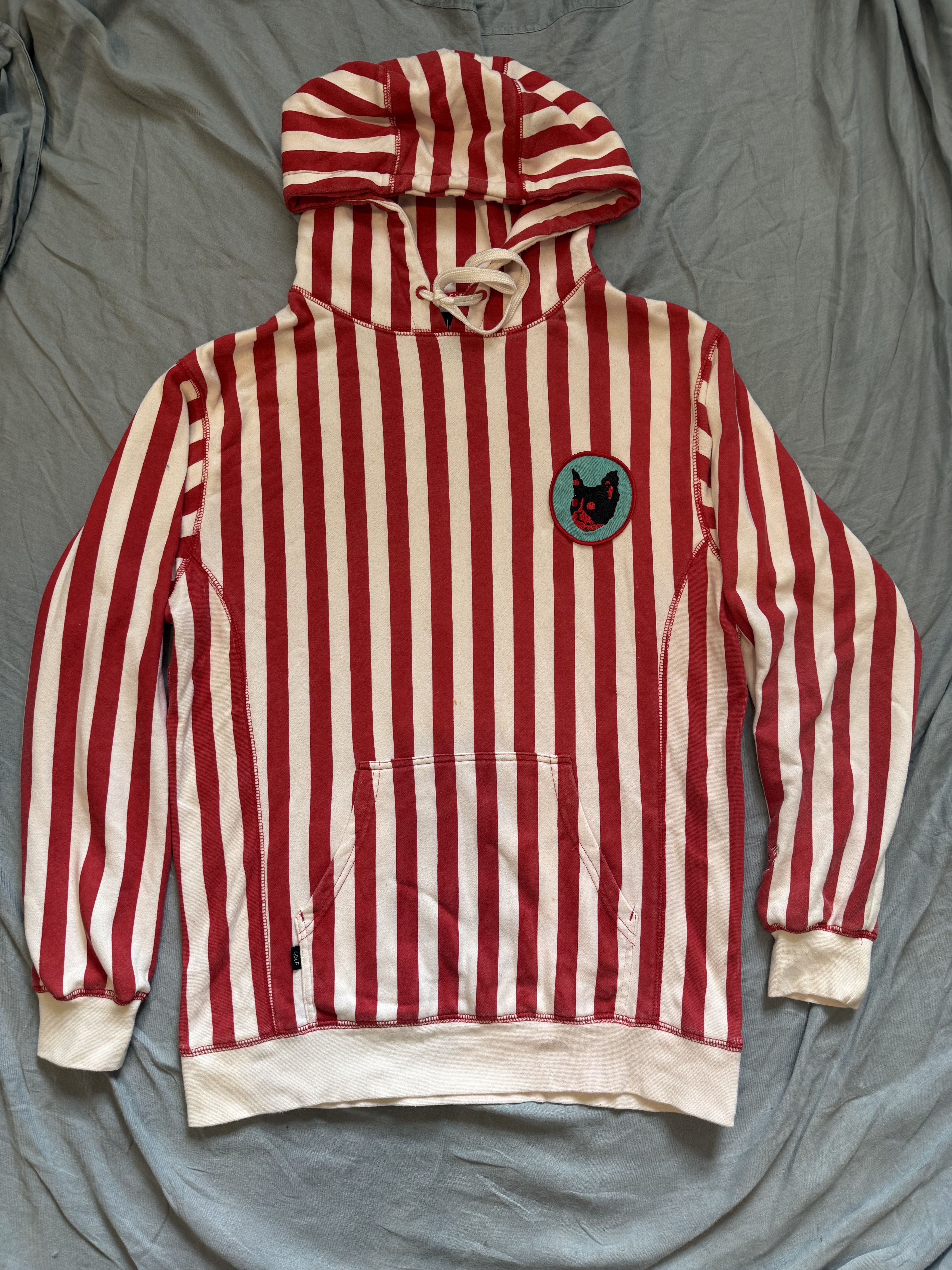 Golf Wang Striped kill cat/flog gnaw hoodie Size US S / EU 44-46 / 1 - 1 Thumbnail