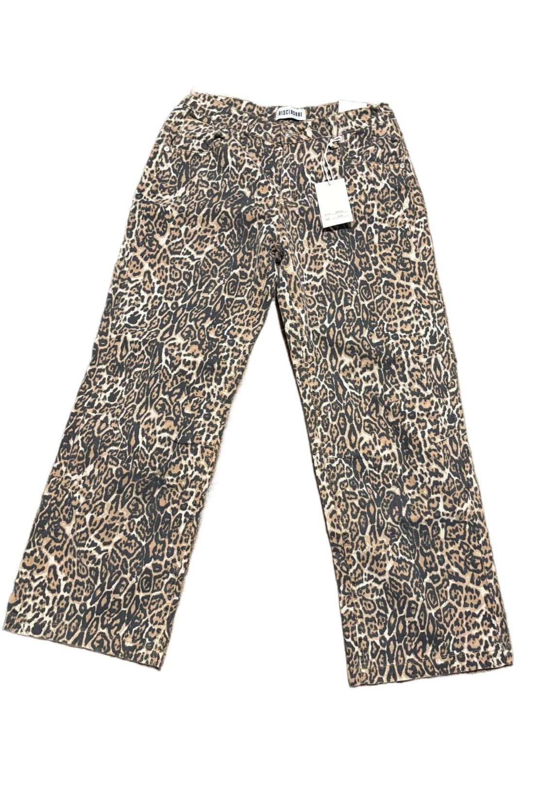Other Leopard print straight leg jeans Size 28" / US 6 / IT 42 - 1 Thumbnail