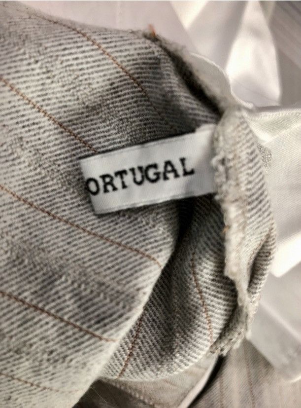 Ann Demeulemeester Ann Demeulemeester 🇵🇹 grey striped pants M NEW Size US 34 / EU 50 - 15 Thumbnail