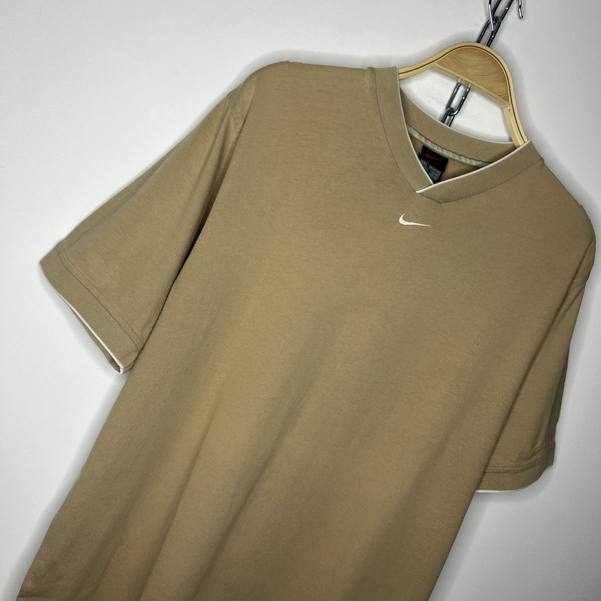 Nike × Vintage Vintage Nike Center Swoosh T-Shirt Size US L / EU 52-54 / 3 - 3 Thumbnail