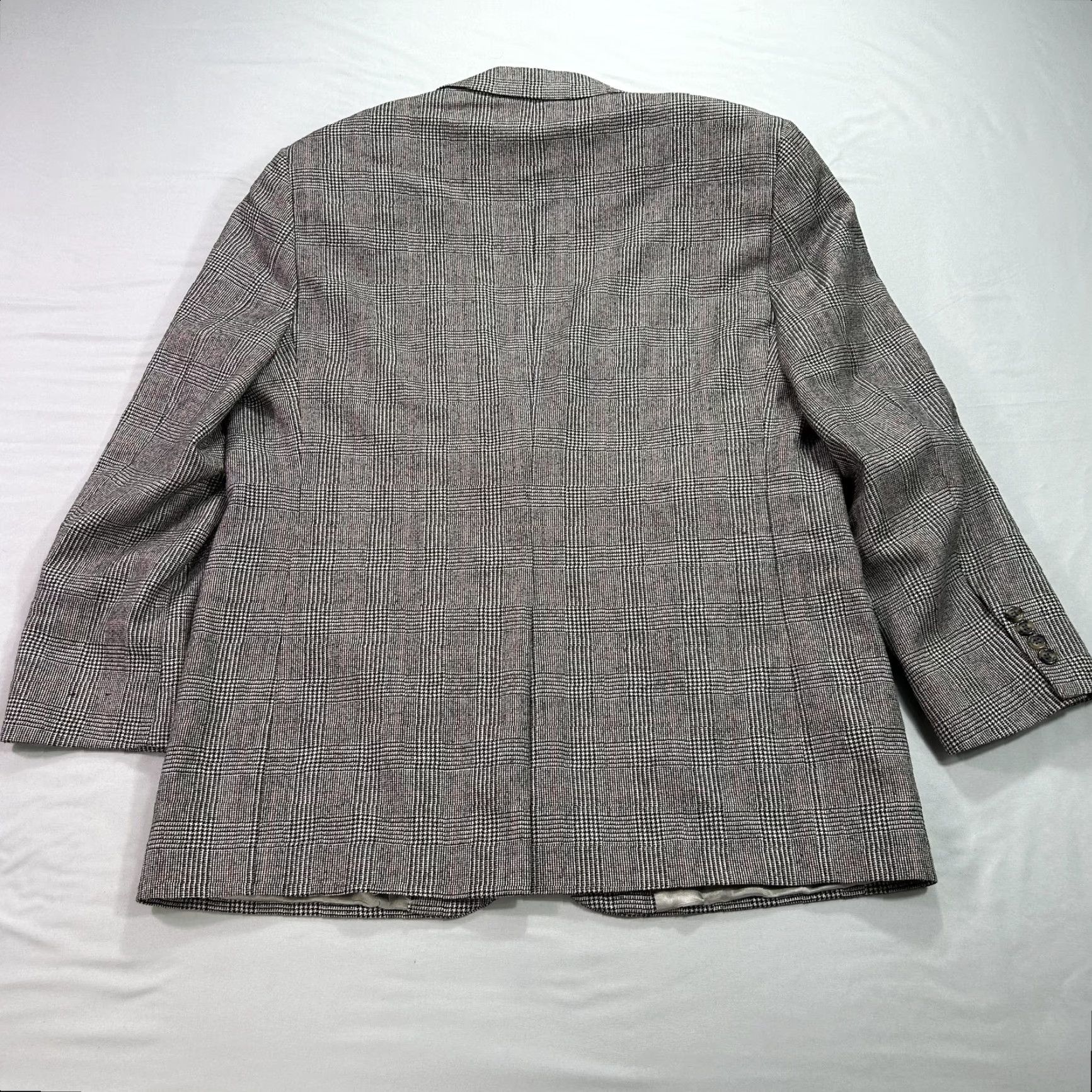 Brooks Brothers Brooks Brothers 346 Blazer Mens 44R Gray Check Wool Sport Coat Jacket Classic Size 44R - 2 Thumbnail