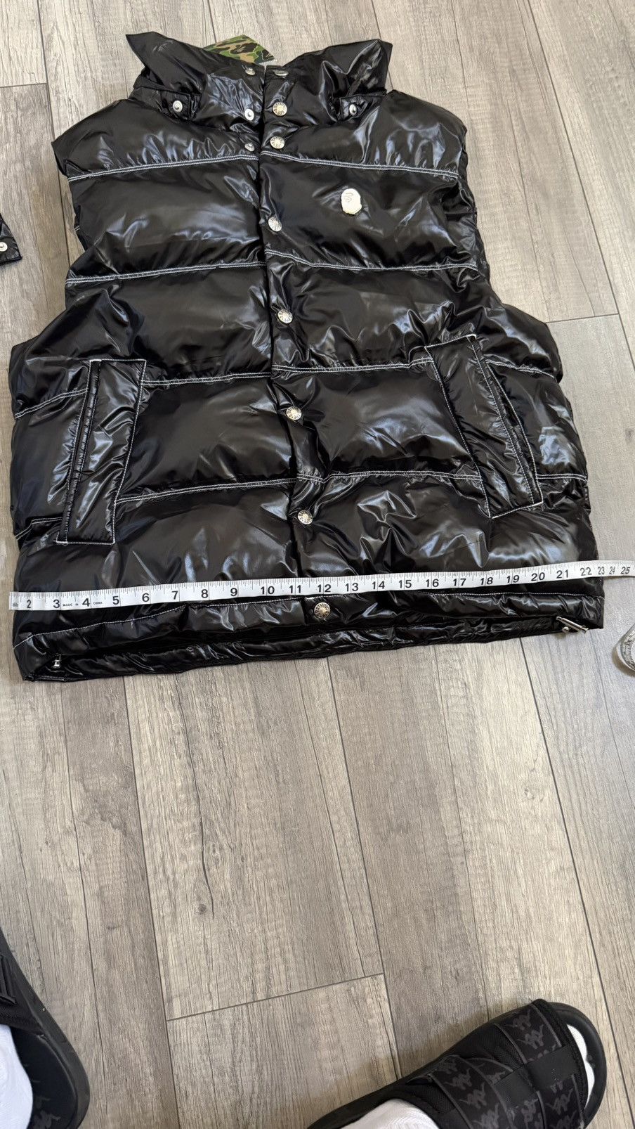 Bape bape vest debossed nylon down Size US M / EU 48-50 / 2 - 9 Thumbnail