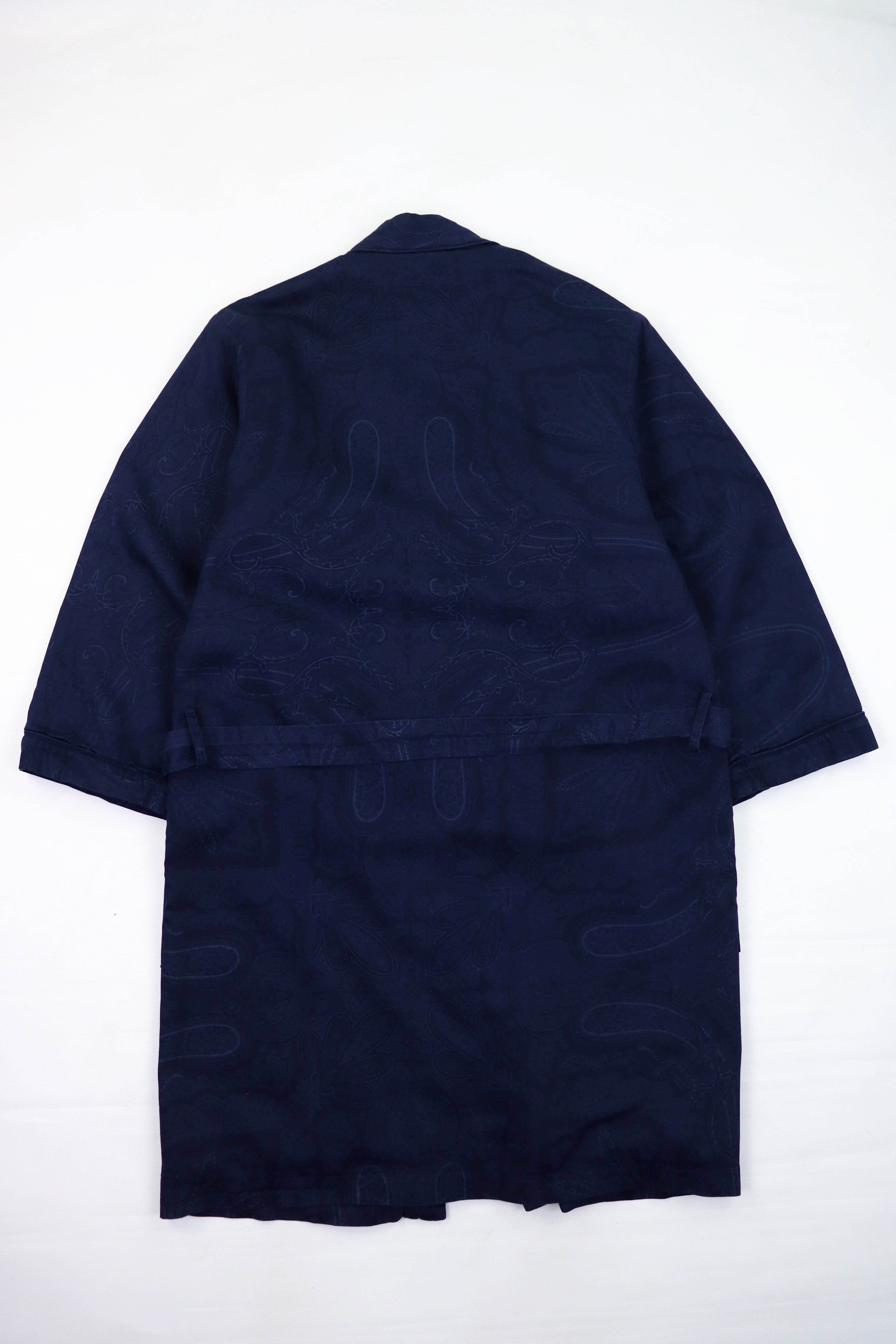 Polo Ralph Lauren Ralph Lauren Dark Blue Paisley Printed Graphics Bath Robe Size US M / EU 48-50 / 2 - 4 Thumbnail