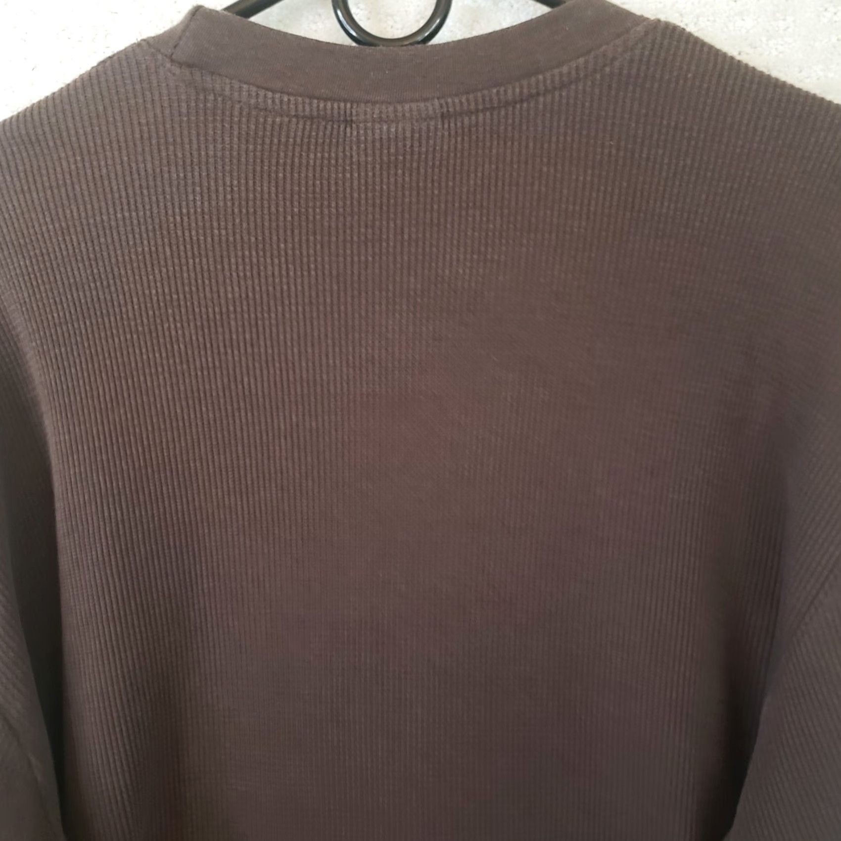 Vintage LD Legend USA Thermal Waffle Knit LS Tee Pullover Shirt Brown 3XL Mens Crew Neck Long Sleeve Moistu re Wicking Winter Fall Outdoor Warmth Size US XXL / EU 58 / 5 - 7 Thumbnail